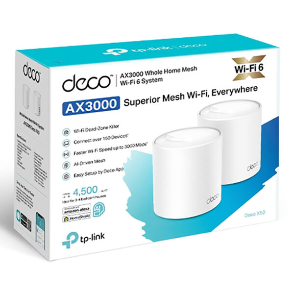 Access Point Tp-Link Deco X50 2,4ghz/5ghz Ax3000 Pack x2 - Imagen 3
