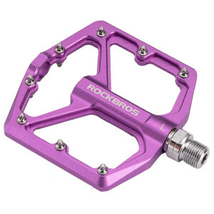 Pedales Para Bicicleta Rockbros Aluminio Antideslizantes Purpura