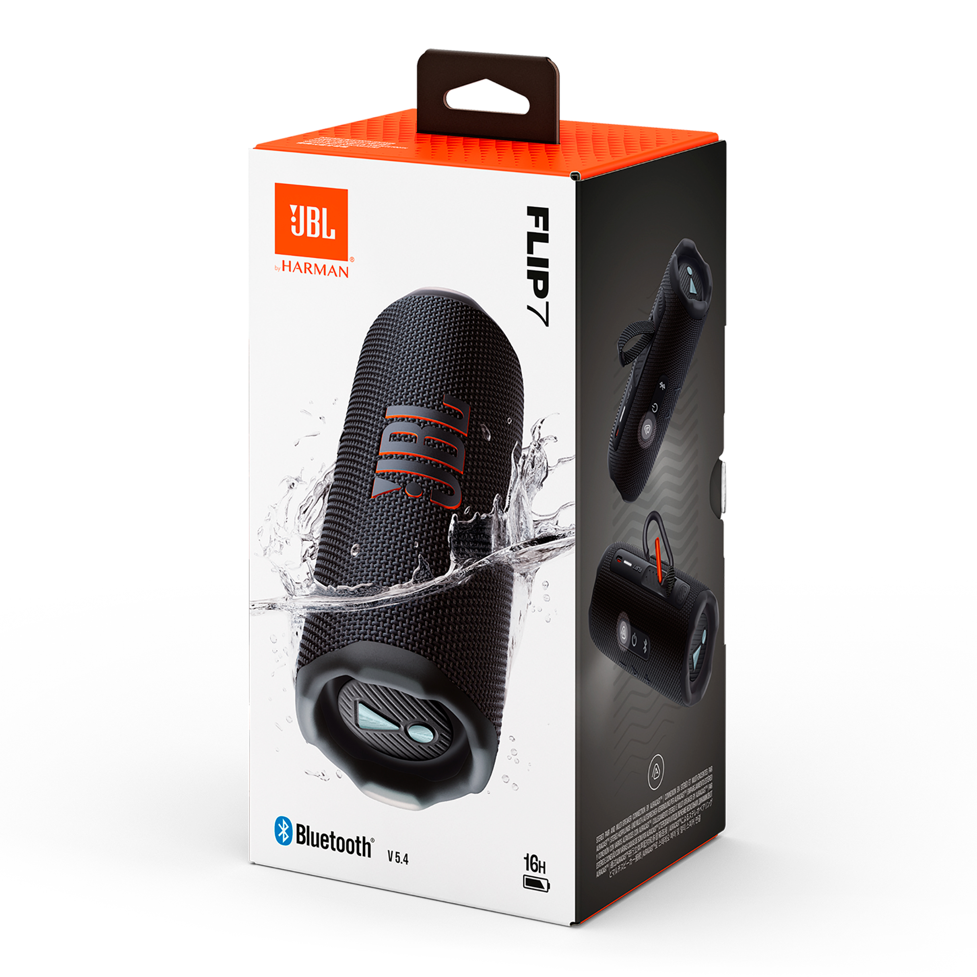 Parlante Inalámbrico Bt Jbl Flip 7 Ip68 25w Woofer /10w Tweeter Negro - Imagen 8