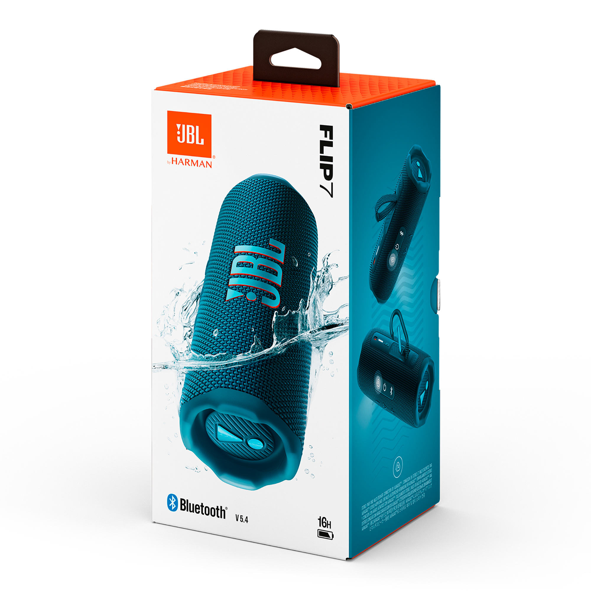 Parlante Inalámbrico Bt Jbl Flip 7 Ip68 25w Woofer /10w Tweeter Azul - Imagen 8