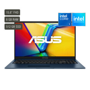 Notebook Asus Vivobook X1504VA-BQ598W Pantalla 15,6' Intel Core 5 120U Ram 8gb Ssd 512gb