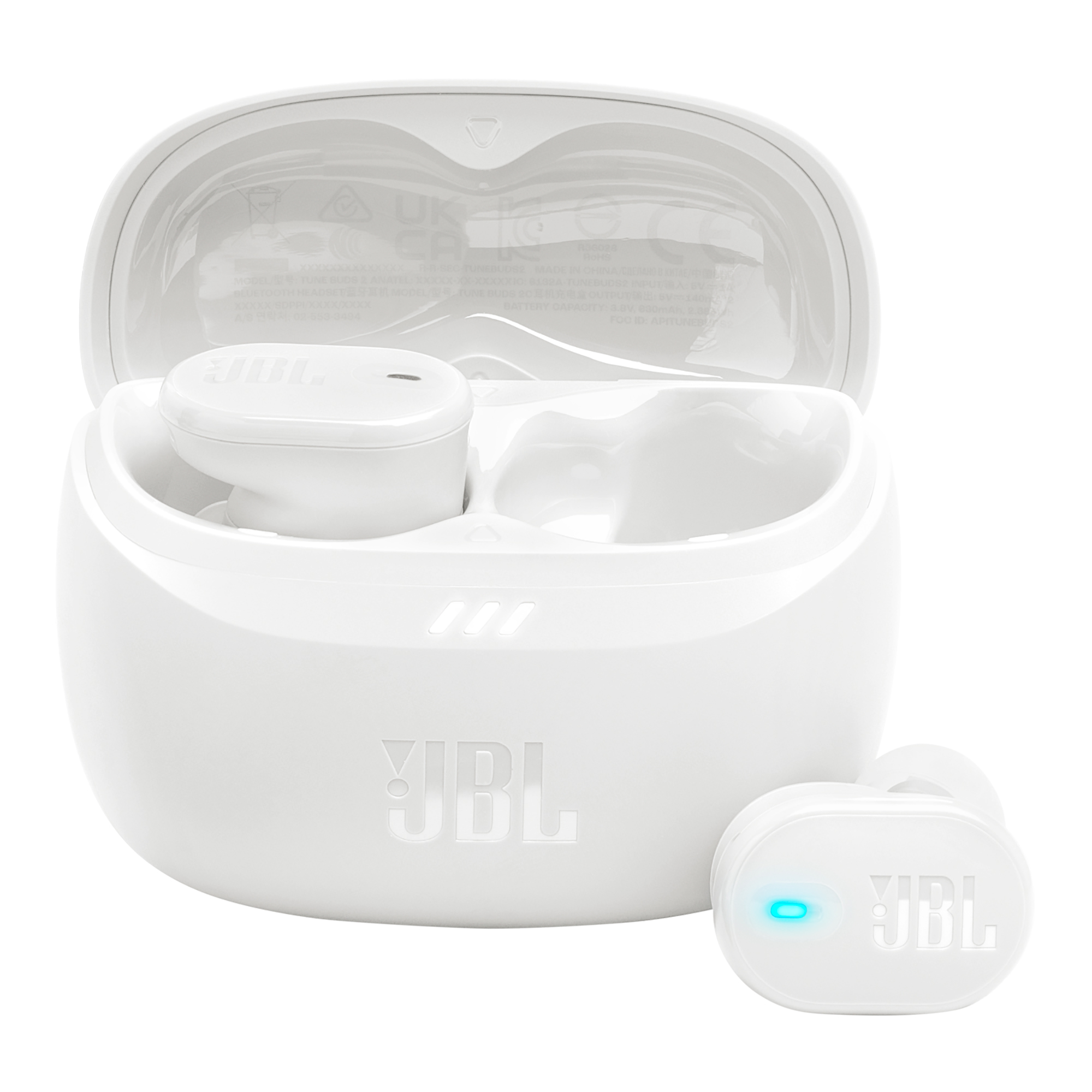 Auriculares Inalámbricos JBL Tune Buds 2 Bluetooth IP54 10mm Blanco