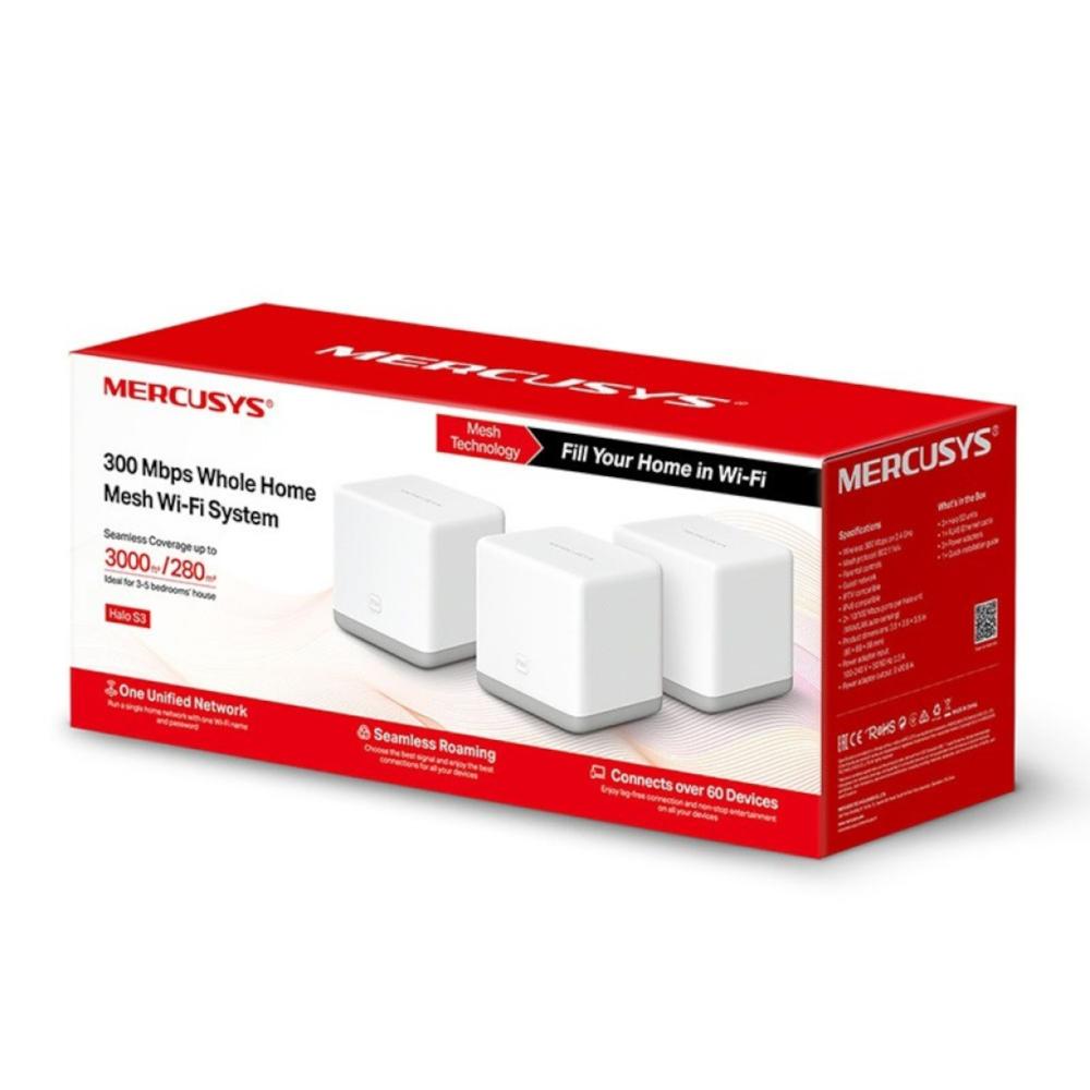 Router Mercusys Halo S3 300mbps Pack x3 - Imagen 2