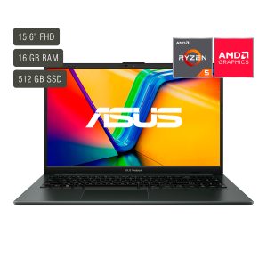 Notebook Asus Vivobook Go 15 Pantalla 15,6' Amd Ryzen 5 Ram 16gb Ssd 512gb
