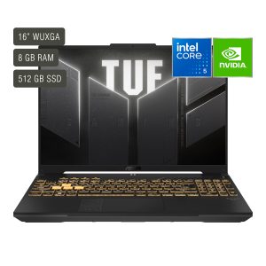Notebook Gamer Asus Tuf F16 Pantalla 16' Intel Core 5 Ram 8gb Ssd 512gb + Rtx3050 Windows 11