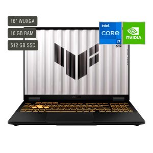 Notebook Gamer Asus Tuf Gaming F16 Pantalla 16' Intel Core I7 Ram 16gb Ssd 512gb Win11 + Rtx5050 Grey