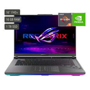 Notebook Gamer Asus Rog Strix G16 Pantalla 16' Amd Ryzen 9 Ram 16gb Ssd 1tb Win11 + Rtx5060
