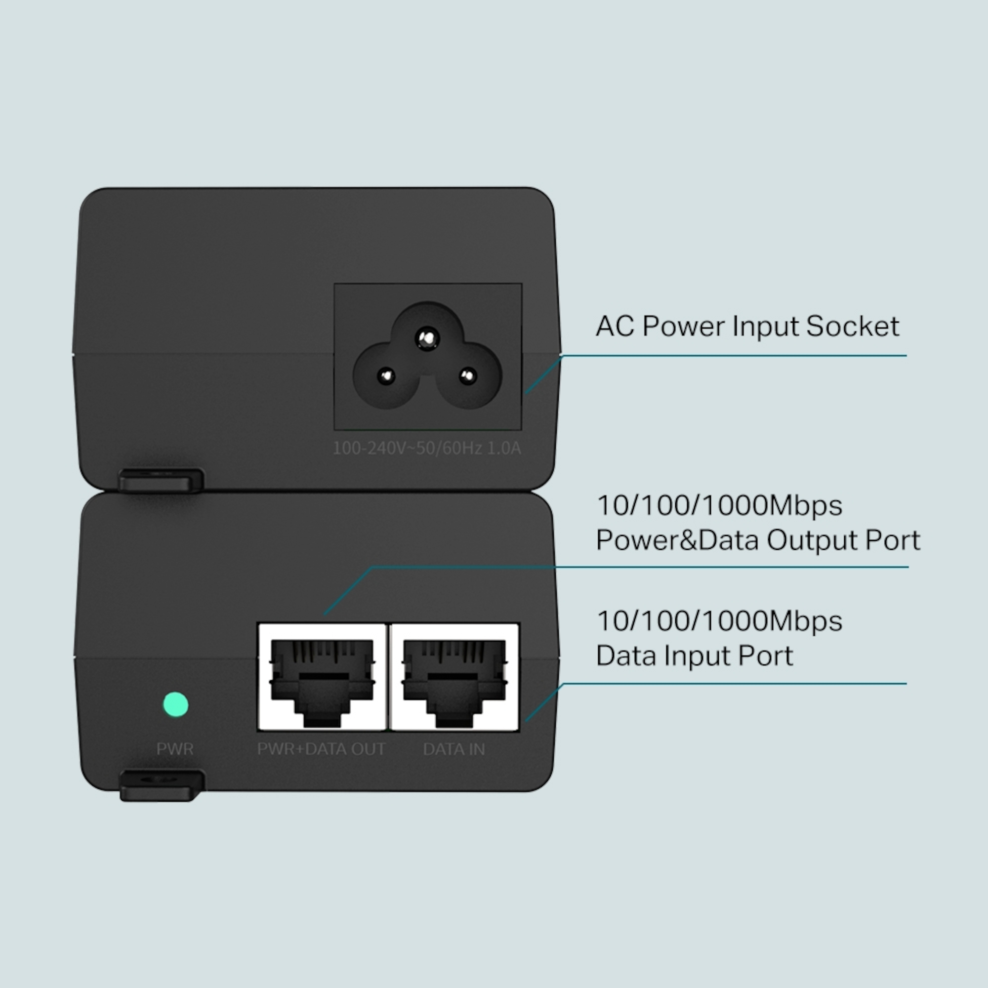 Adaptador Inyector Tp-Link Tl-poe160s 2 Puertos 1000Mbs - Imagen 3