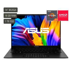 Notebook Asus Zenbook Pantalla 14' Oled AMD Ryzen 7 Ram 16gb SSD 1tb Win11