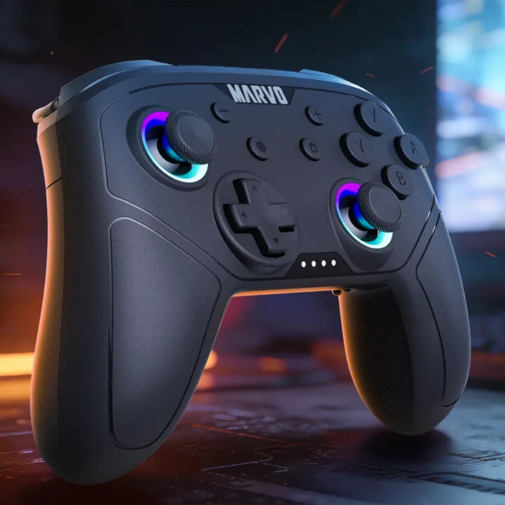 Gamepad Inalámbrico Marvo GT-80 Multiplataforma Vibración - Imagen 3