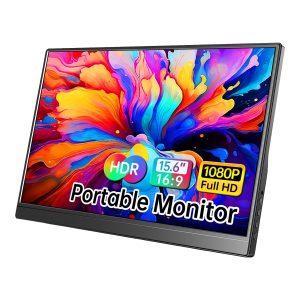 Monitor Portable WCV Pm1563 15,6'' 1080p Soporte Integrado