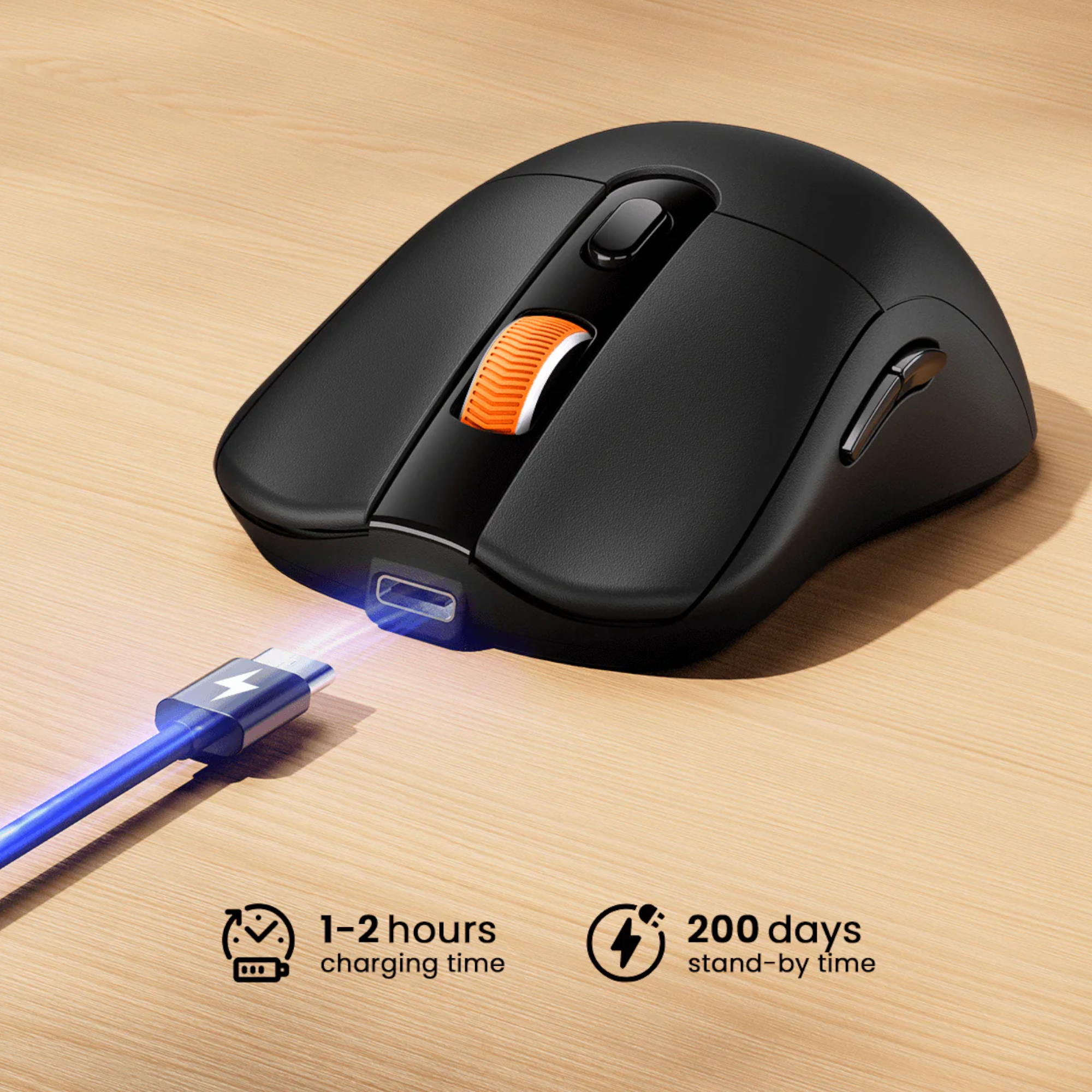 Mouse Diestro Inalámbrico Bt ProtoArc Em15 2400dpi - Imagen 3