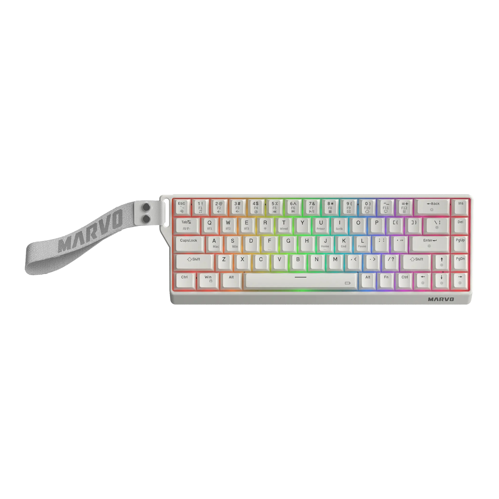Teclado Gaming Inalámbrico Marvo Kg965w Mecánico Iluminación Rgb - Imagen 3
