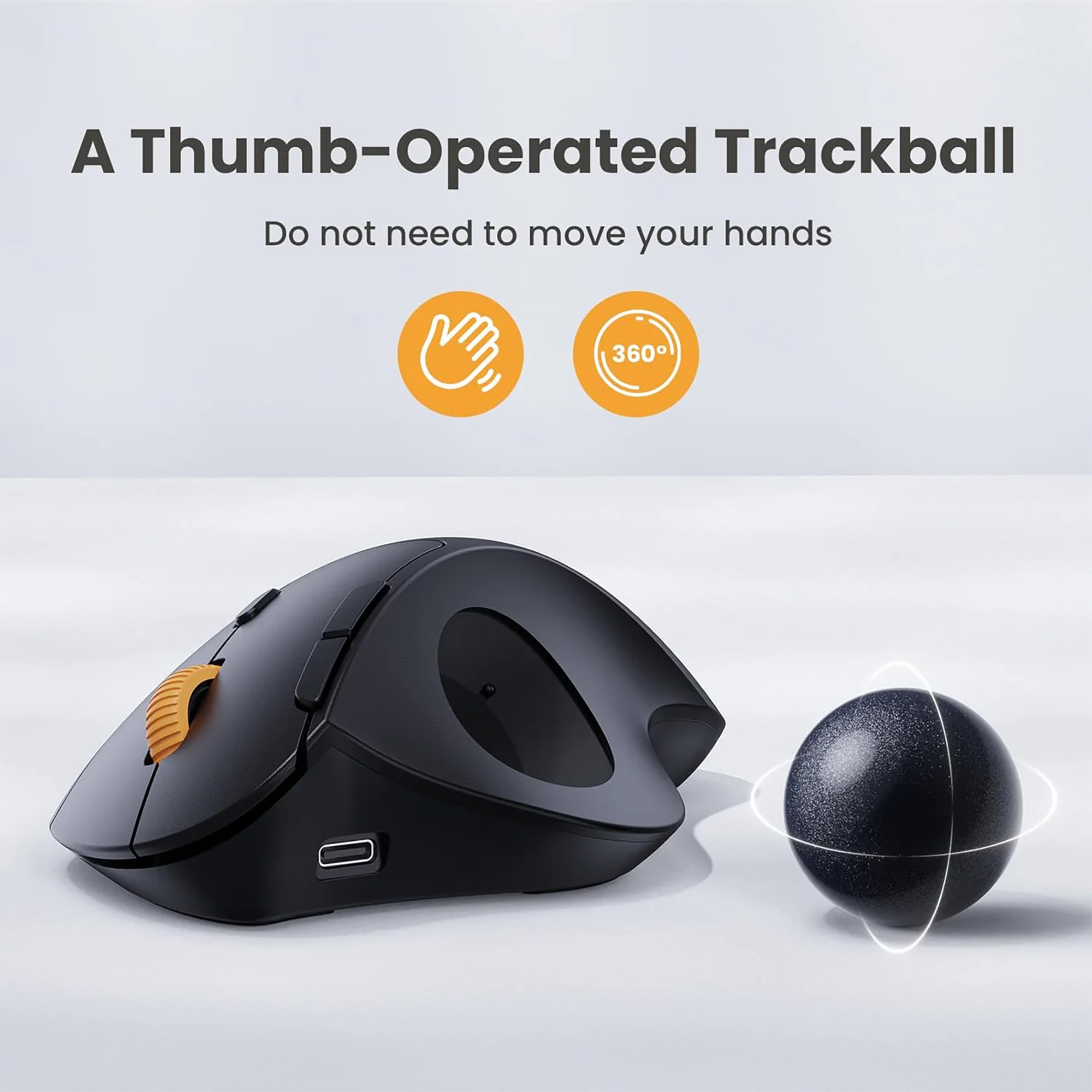 Mouse Diestro Inalámbrico Bt ProtoArc Em04 1600dpi - Imagen 3