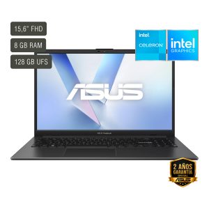 Notebook Asus Vivobook GO 15 E1504TA-BQ027W Pantalla 15,6' Intel Celeron Ram 8gb Ssd 128gb Windows 11
