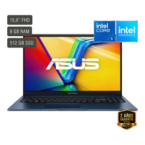 Notebook Asus Vivobook 15 X1504VA-BQ583X Pantalla 15,6' Intel Core 5 Ram 8gb Ssd 512gb Windows 11 Pro
